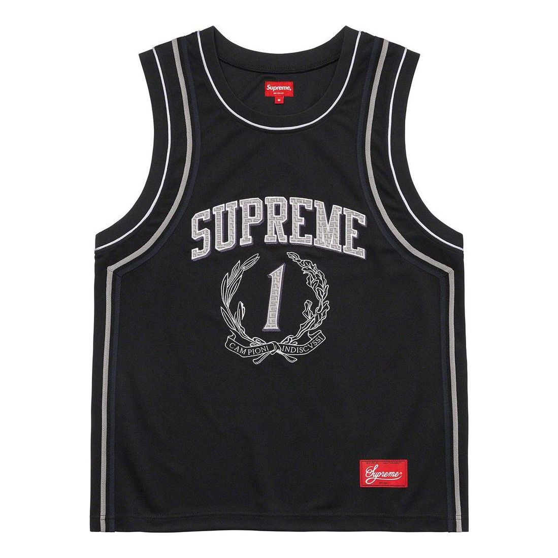 Supreme Campioni Basketball Jersey 'Black Grey' SUP-SS23-276