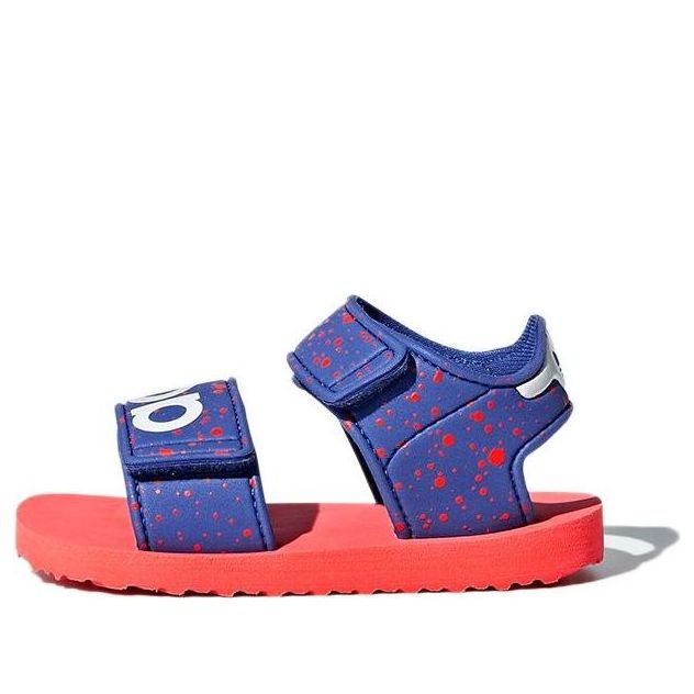 (TD) adidas originals Beach Sandal Cozy Casual Blue Red Sandals 'Blue Red' B22476