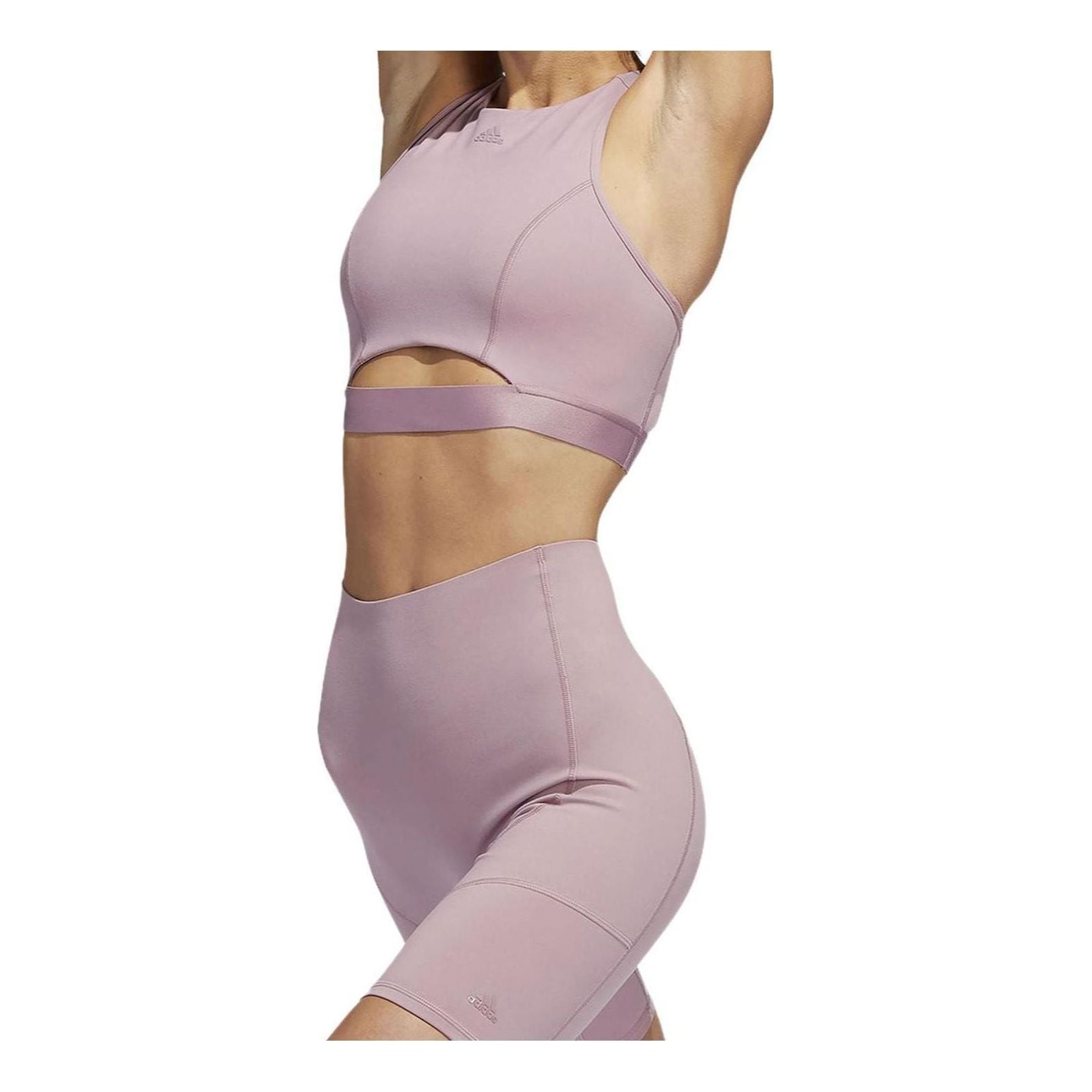 (WMNS) adidas CoreFlow Medium-Support Bra Asia Sizing 'Purple' H56860