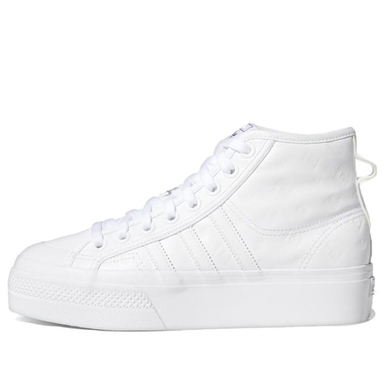 (WMNS) adidas Nizza Platform Mid 'Cloud White' FY7602