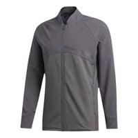 adidas Splicing Zipper Casual Sports Jacket Men's Grey FQ8490