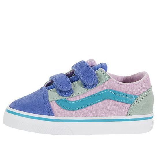 (TD) Vans Old Skool V 'Color Block - Lilac Snow Ultramarine' VN0A38JNT2Y