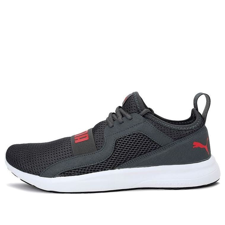 PUMA Troy Mu Shoes Grey/White/Red 373314-06