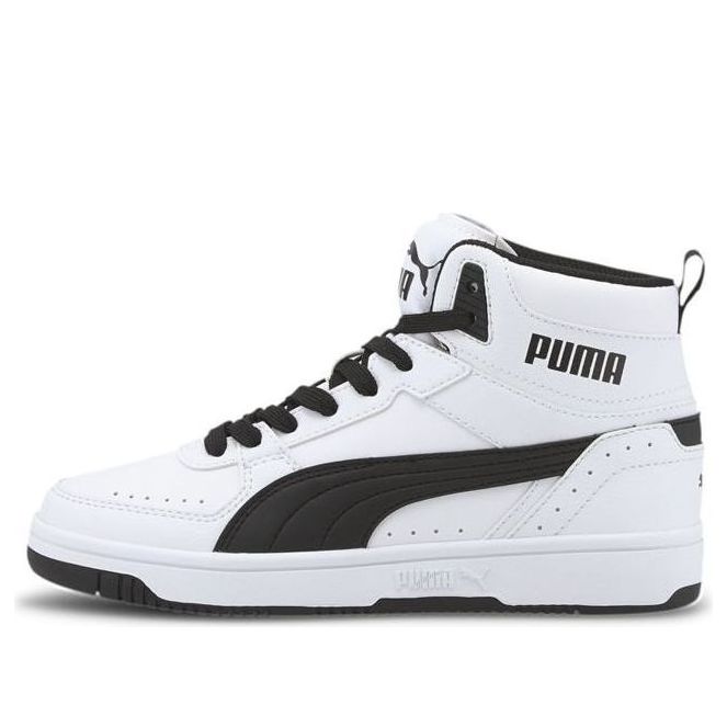 (GS) PUMA Rebound Joy 'White Black' 374687-02