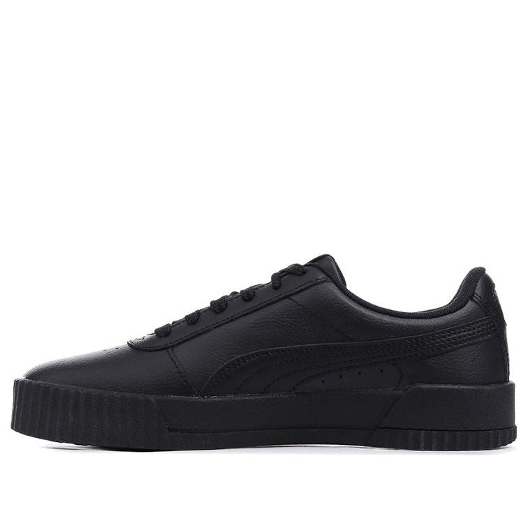 (WMNS) PUMA Carina Leather 'Black Gold' 370325-08