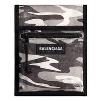 Balenciaga Explorer Small Pouch With Strap Camo Print 'Grey' 6559822AARO9061