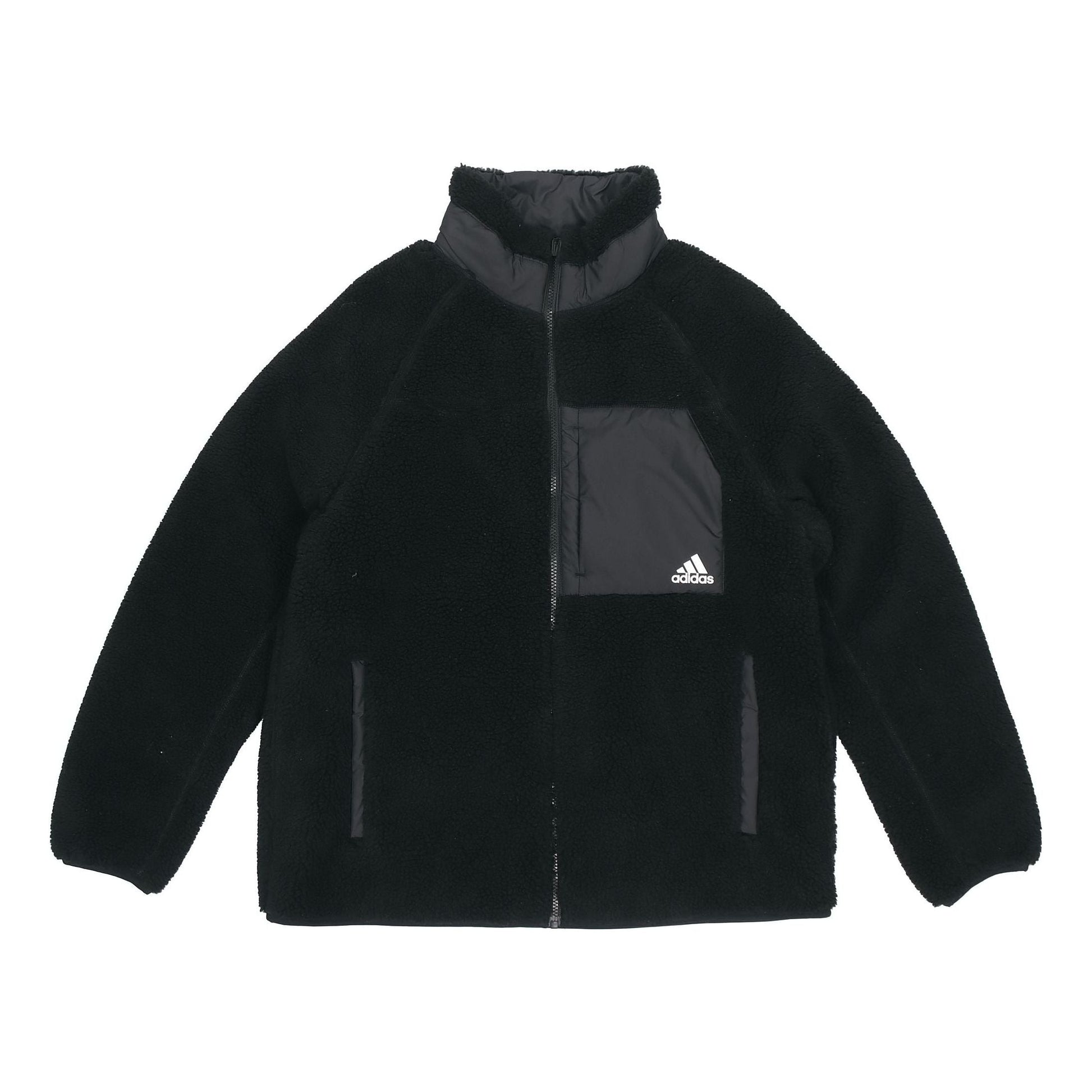 adidas Sherpa Reversible Jacket Asia Sizing 'Black' H20784