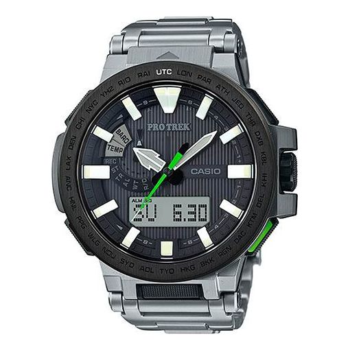 CASIO Male PRO TREK Japan / South Korea Fashion Sapphire Crystal Mens Black Analog PRX-8000T-7BDR