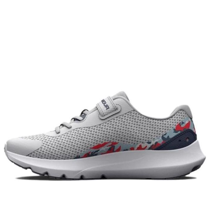 (PS) Under Armour Surge 3 'Halo Grey Red Camo' 3026690-101