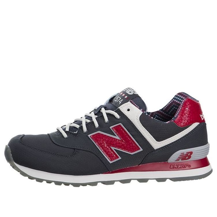 New Balance 574 Series Low-Top Grey/Red ML574SBD