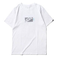Men's Vans Under Editing Tee Alphabet Printing Round Neck Short Sleeve White VN0A4P44WHT
