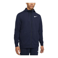 Nike Dri-FIT Full-Zip Training Hoodie 'Navy Blue' CZ6376-451