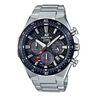 CASIO Quartz Waterproof Sapphire Crystal Solar Powered Mens Black Analog EFS-S520CDB-1AUPR