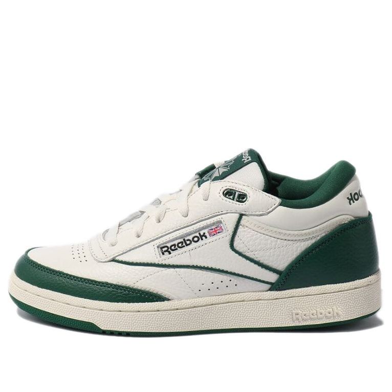 Reebok Unisex Club C Mid II Sneakers White/Green GY1639
