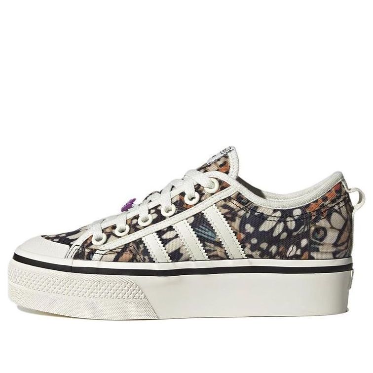 (WMNS) adidas Nizza Platform 'Off-White Shock Purple' HP6367
