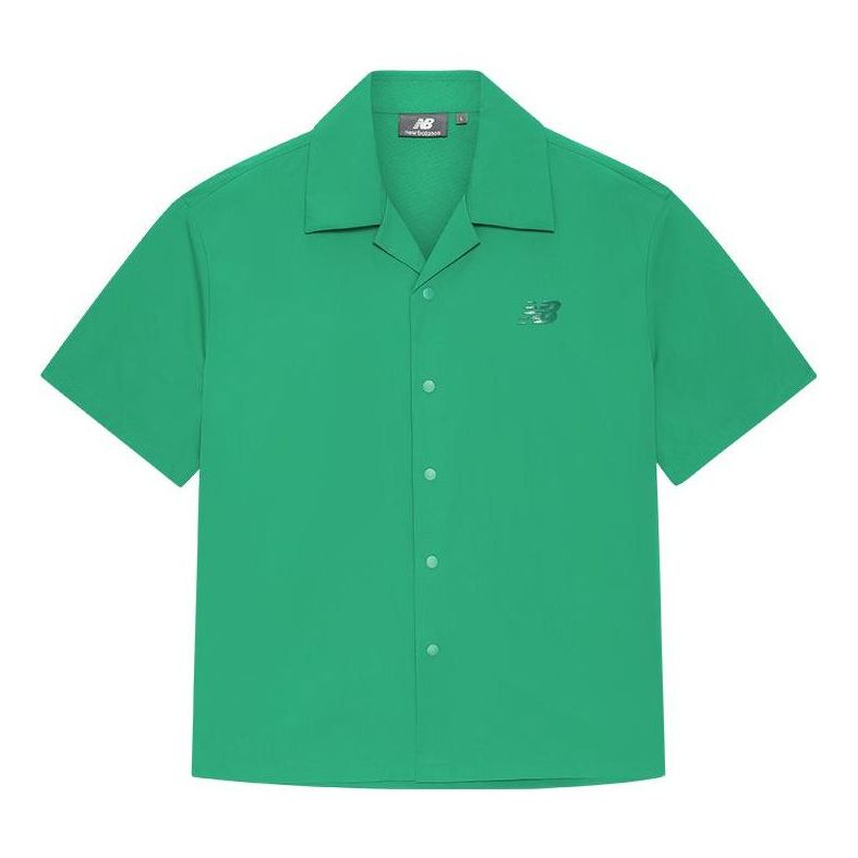 New Balance x Nice Rice SS23 Polo Shirt Asia Sizing 'Green' 5HD27011-GRN