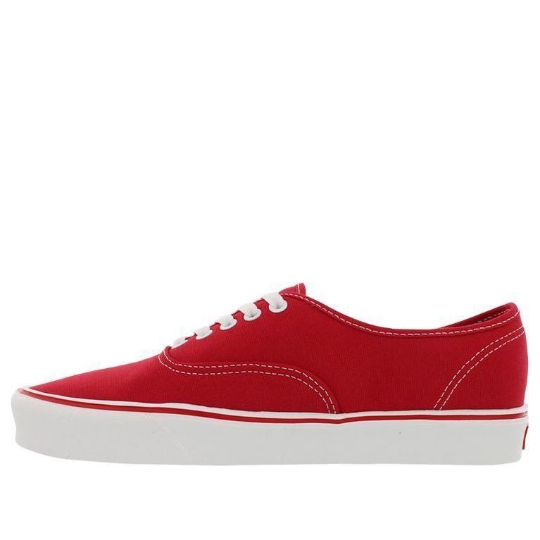 Vans Authentic Lite Casual Skateboarding Shoes Red VN0004OQL5Q
