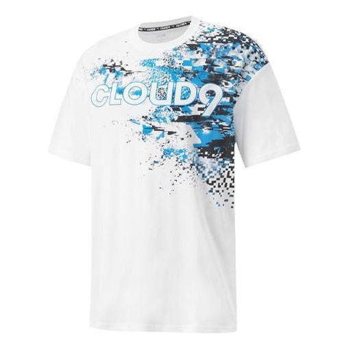 PUMA x CLOUD9 Crossover Logo Printing Sports Round Neck Short Sleeve White 532390-05