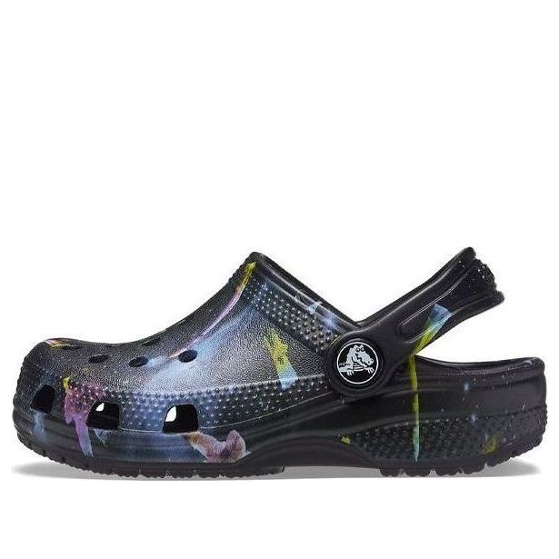 (GS) Crocs Classic Out of this World II Clogs 'Black Multi' 206818-001