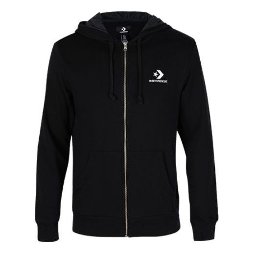 Converse Men's Classic Logo Hooded Fleece Black 10008925001