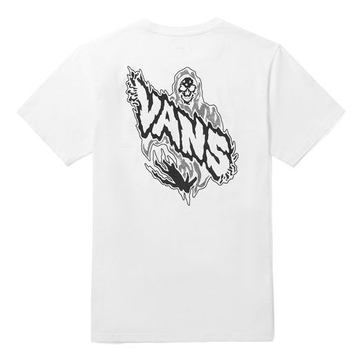 Men's Vans Pattern Casual Sports Short Sleeve White VN0A3ZN7WHT