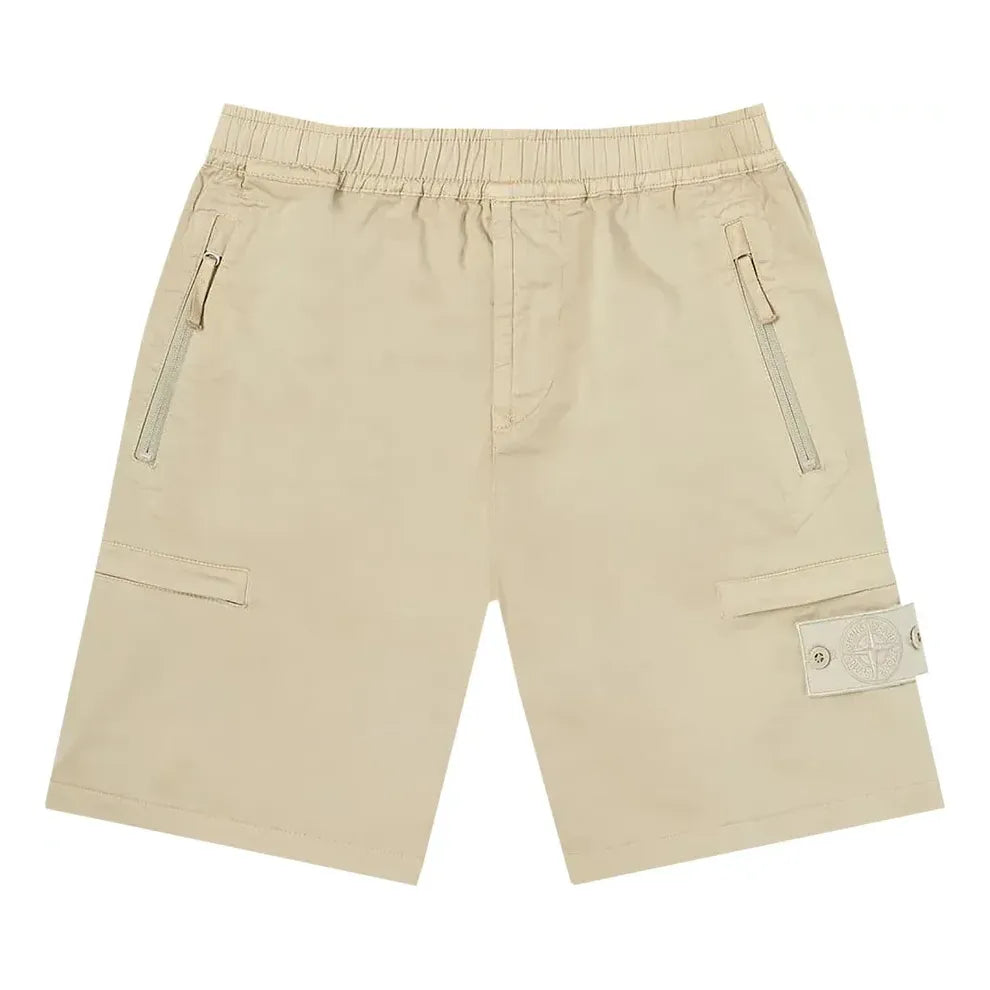 STONE ISLAND Ghost Cargo Short 'Beige' 7415L06F2-V0090