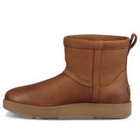 (WMNS) UGG Classic Mini Leather Waterproof 'Chestnut' 1019641-CHE