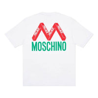 PALACE  Moschino Crossover Back Large Alphabet logo Short Sleeve Unisex White ZCA070313181001