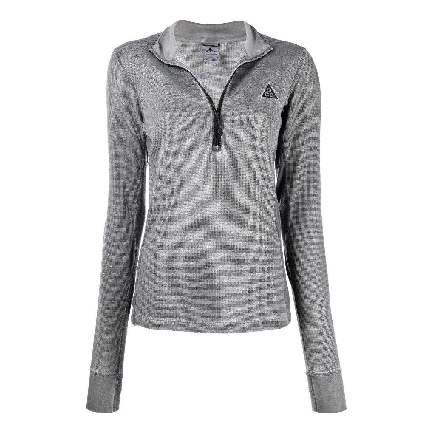 (WMNS) Nike ACG Half Zip Base Layer 'Grey' DH3095-010