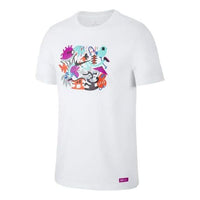 Nike Dri-FIT Tokyo Cartoon Printing Short Sleeve White CN8100-100