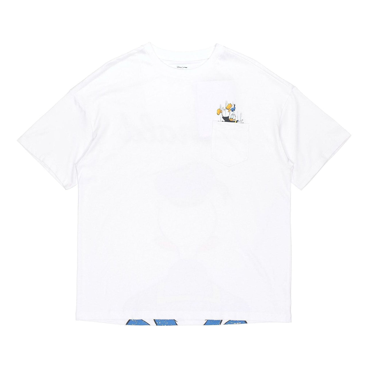 (WMNS) Li-Ning x Disney Crossover Sports Fashion Series Cartoon Printing Tee 'White Blue' AHSR540-1