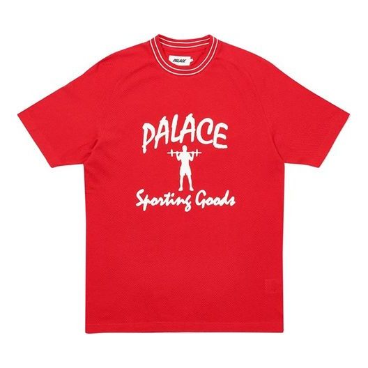 PALACE Sporty Breddas Graffiti Sports Short Sleeve Unisex Red P19ES085
