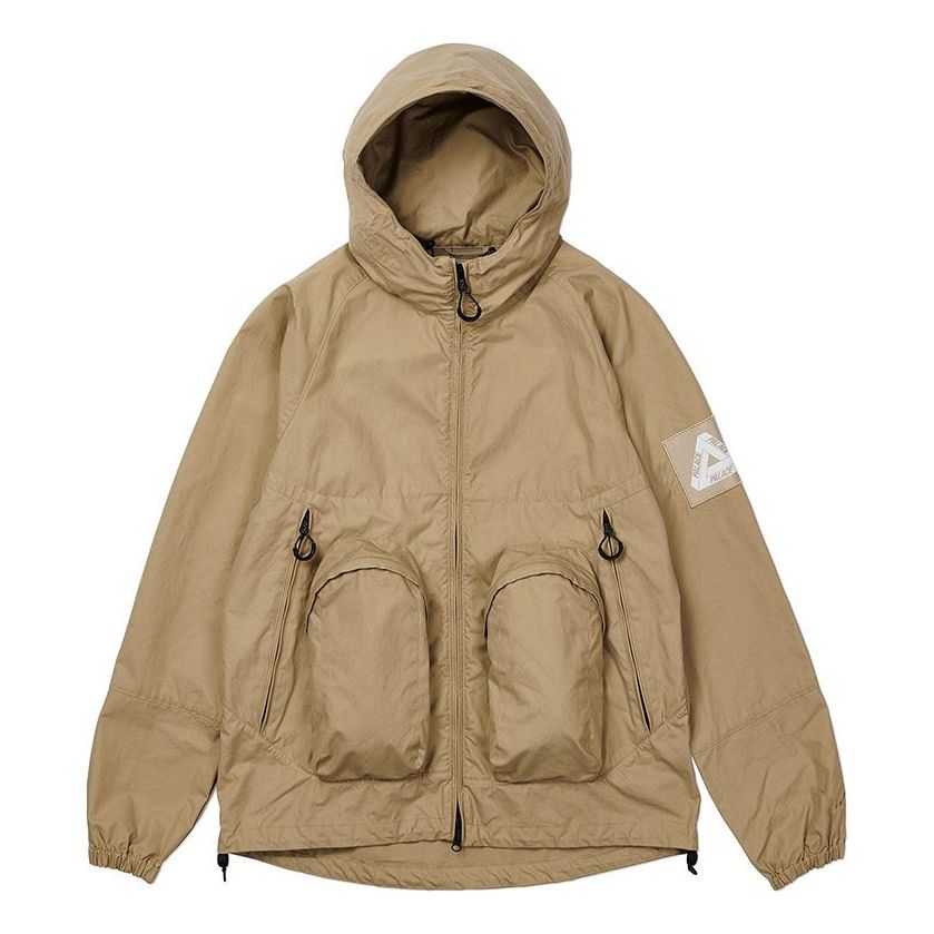 PALACE Cell Net Jacket hooded Unisex Khaki P19JK060