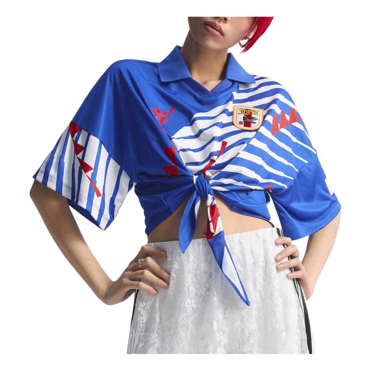 (WMNS) adidas Japan Reconstructed Bringback Jersey 'White Power Blue' KE2291