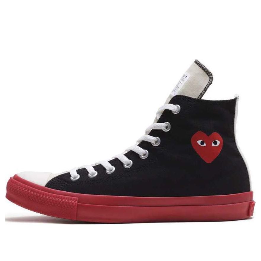 Converse x COMME des GARONS PLAY Chuck Taylor High 'Black Red' 1SD021