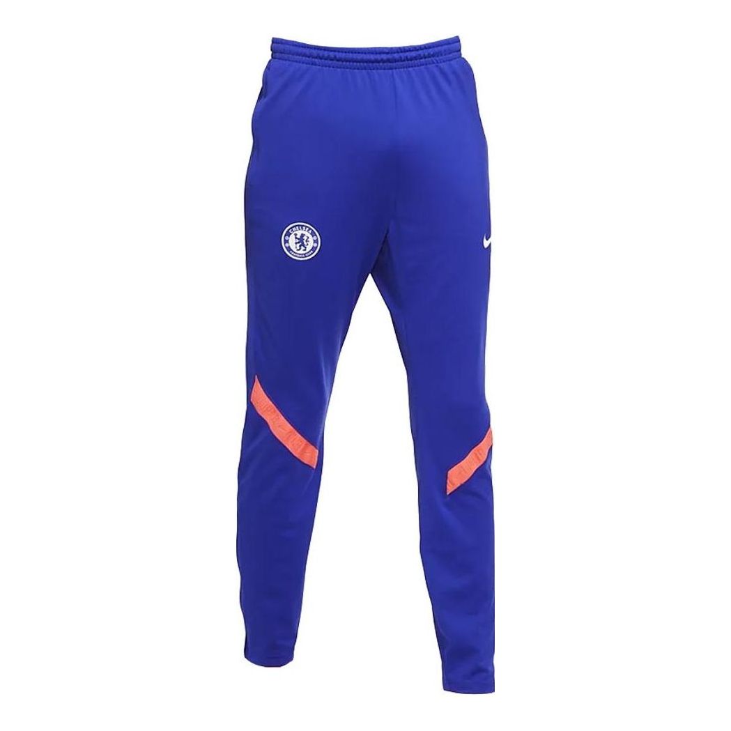 Men's Nike Logo Stripe Bundle Feet Training Soccer/Football Pants Blue CK9609-471