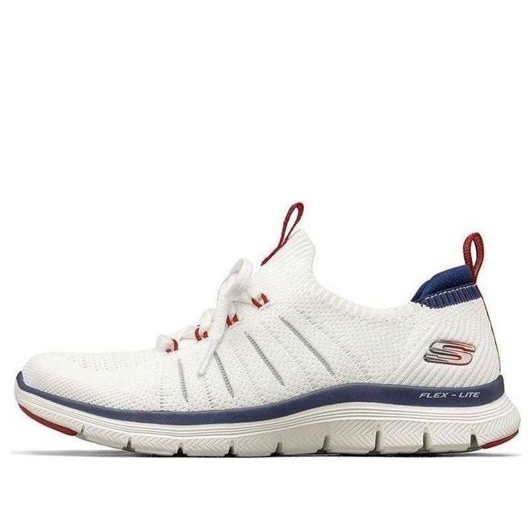 (WMNS) Skechers Flex Appeal 4.0 Low-Top White/Blue 149306-WNVR