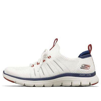 (WMNS) Skechers Flex Appeal 4.0 Low-Top White/Blue 149306-WNVR