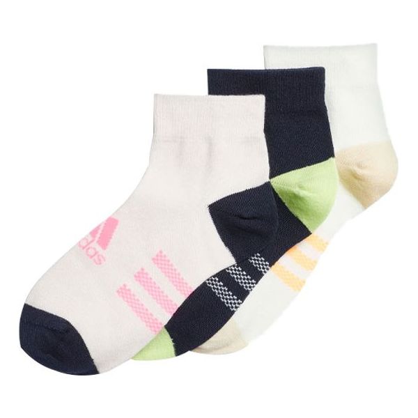 (GS) adidas Ankle Socks 3 Pairs 'Multi' IK4853