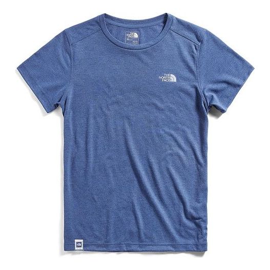 THE NORTH FACE Outdoor Sports hygroscopic Breathable Quick Dry Short Sleeve Couple Style Blue 3VRB-HKW