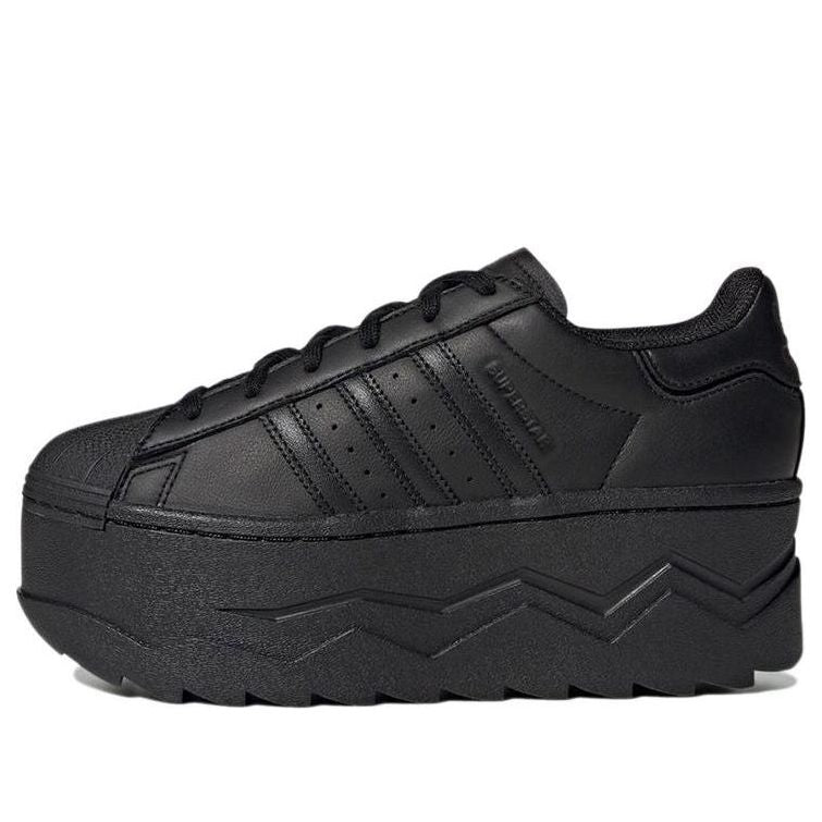 (WMNS) adidas originals Superstar Platform 'Black' GZ9126