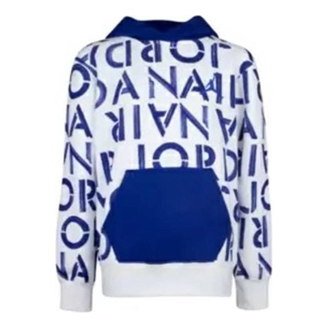 Air Jordan Logo Printed Active Hoodie 'Blue' 95A049-U6H