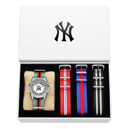 MLB waterproof Watch DIY Suit Student quartz Gray White Unisex MLB-TP001-22