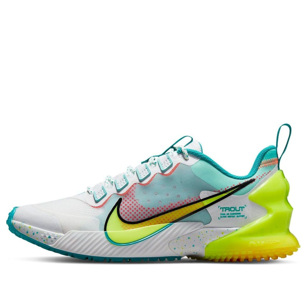 Nike Force Zoom Trout LTD TF 'White Aurora Green Volt' CZ5916-100