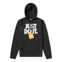Nike Just Do It Full Zip Hoodie 'Black White' AR2578-010