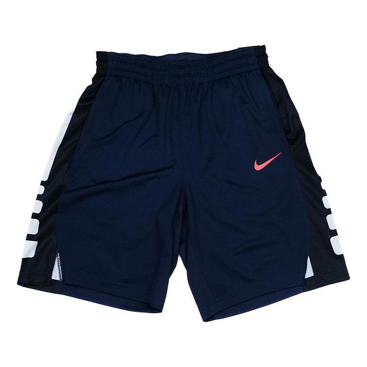 Nike Elite Stripe Dri-FIT Basketball Shorts 'Navy Blue Black' AT3393-411