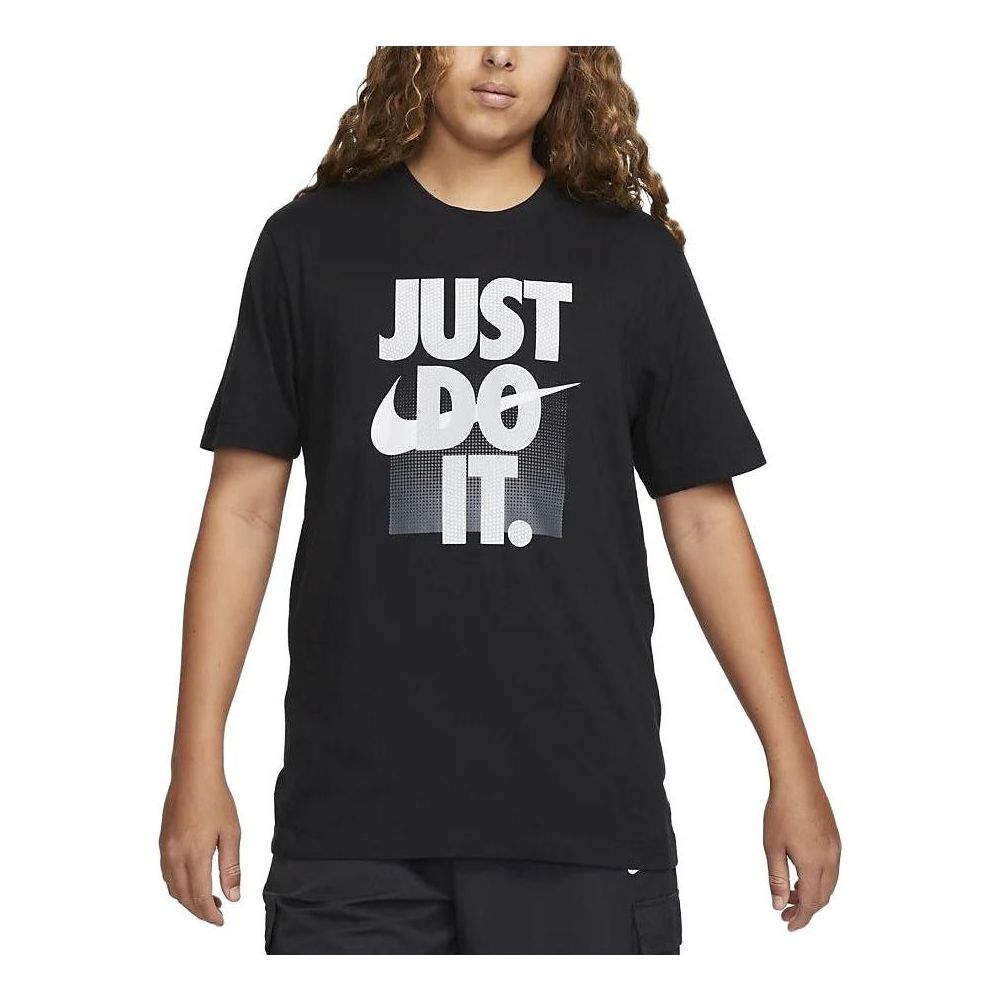 Nike Sportswear Just Do It Logo T-Shirt 'Black' DZ2994-010