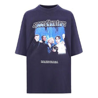 Balenciaga Speed Hunters Band Short Sleeve Unisex Purple 541704TCV381055