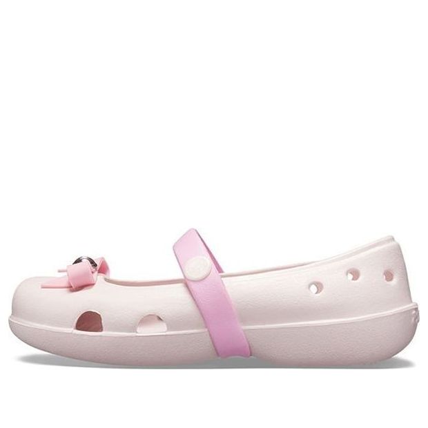 (GS) Crocs Keeley Charm Flats 'Pink' 205487-6PI