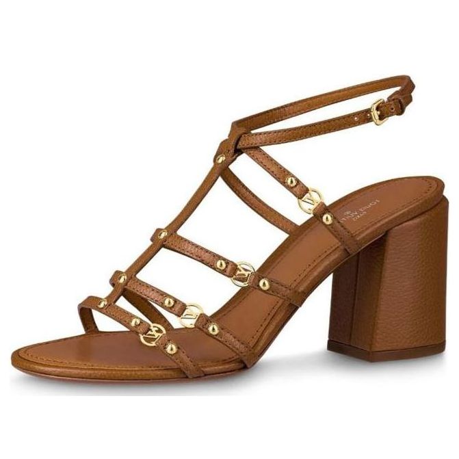 (WMNS) LOUIS VUITTON LV Roma Cowhide Sandals Brown 1A869R